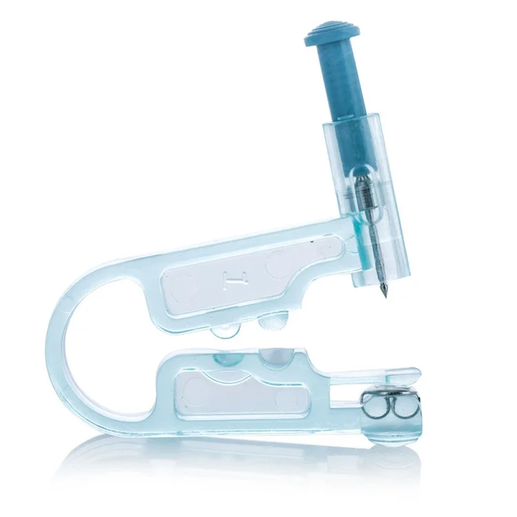 2Pcs/Set Disposable Safety Ear Piercing Gun Unit Tool with Ear Stud Asepsis Pierce Kit