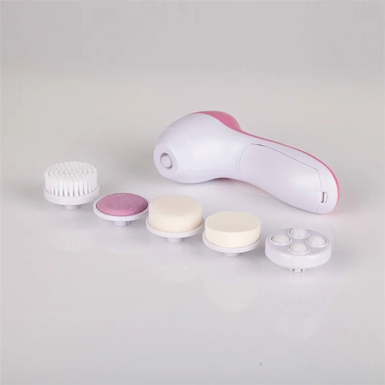 5 in 1 Electric Facial Cleanser Massager for Women Beauty