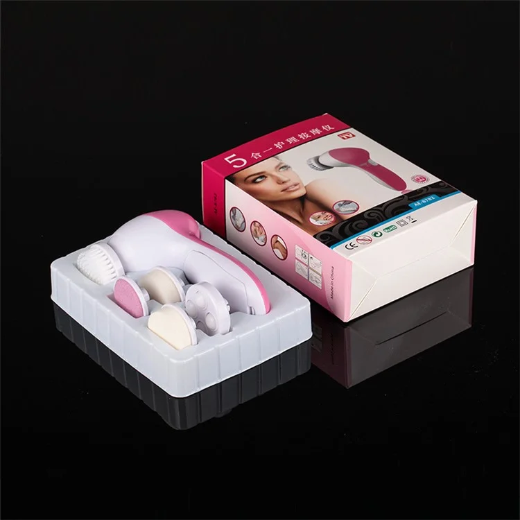 5 in 1 Electric Facial Cleanser Massager for Women Beauty