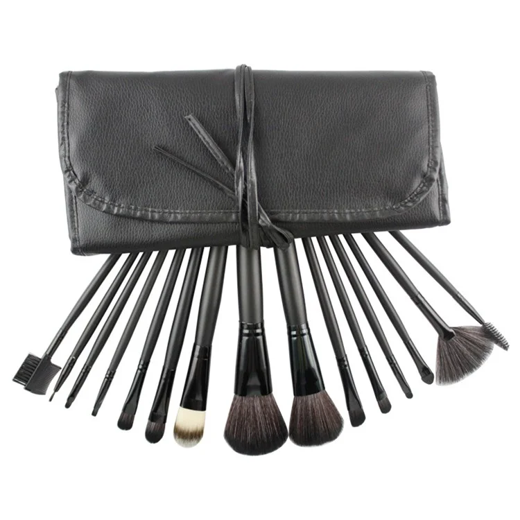 15Pcs/Set Professional Cosmetic Brush Set Make-up Soft Tool Kit