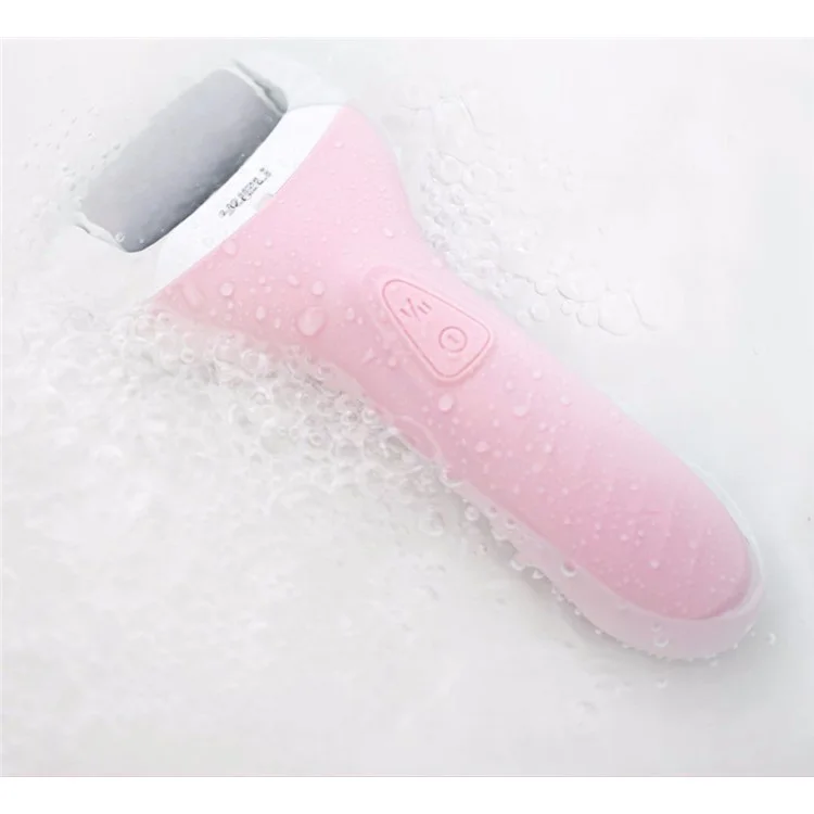 Waterproof Electric Foot File Tool Pedicure Foot Care Callus Remover - Pink