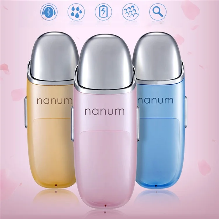 NANUM Portable Beauty Moisturizer Facial Massager Skin Care Instrument - Gold Color