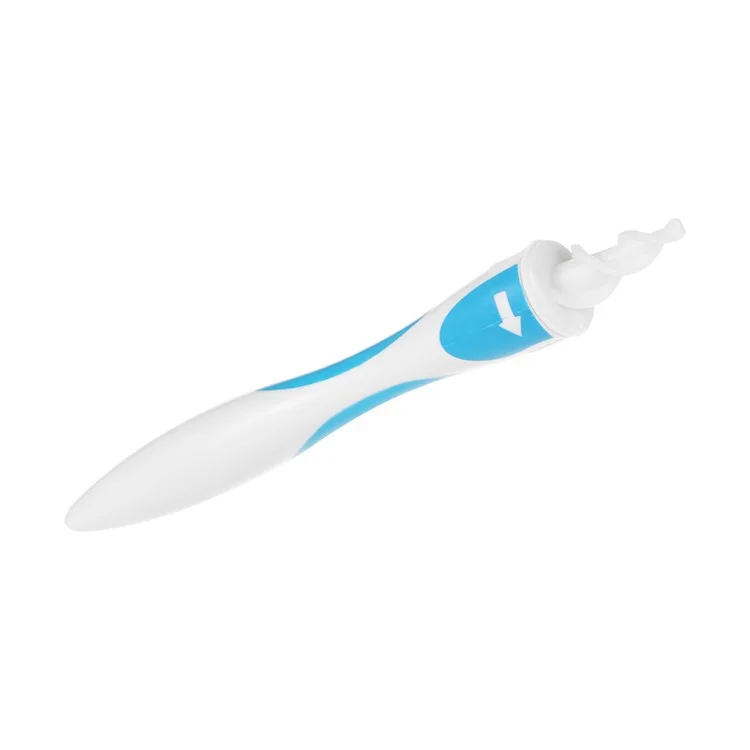 Spiral Safe Silicone Ear Cleaner Earwax Remover with 16 Tips Replacement Heads
