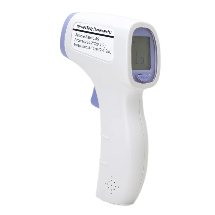 HTD8808 LCD Digital Non-Contact IR Infrared Laser Forehead Thermometer Gun