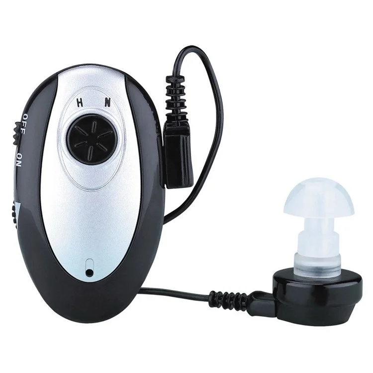 A-80 Rechargeable Digital Hearing Aid In-Ear Personal Listening Care Sound Amplifier - EU Plug
