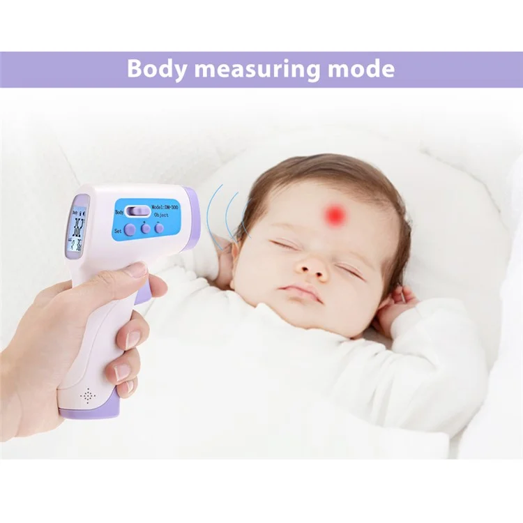 DM300 Professional Digital LCD Infrared Thermometer Gun Non-contact IR Temperature Measurement Laser Gun Diagnostic Tool Device