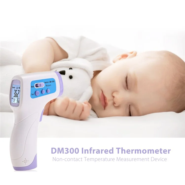 DM300 Professional Digital LCD Infrared Thermometer Gun Non-contact IR Temperature Measurement Laser Gun Diagnostic Tool Device