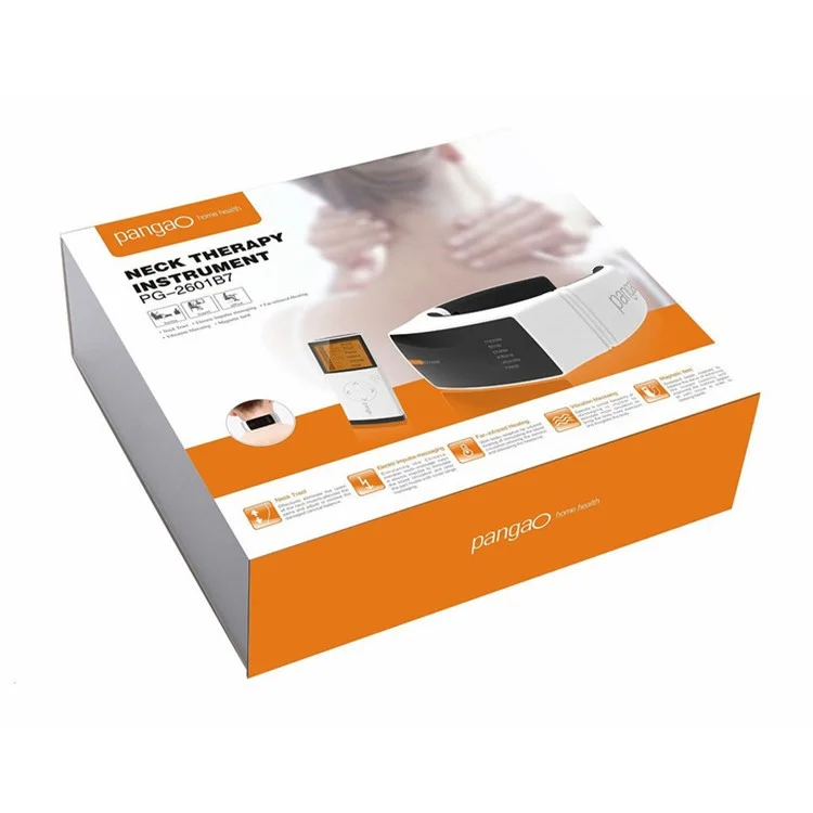 PANGAO PG-2601B7 Magnetic Neck Therapy Massager CE RoHs ISO13485 Certified - EU Plug
