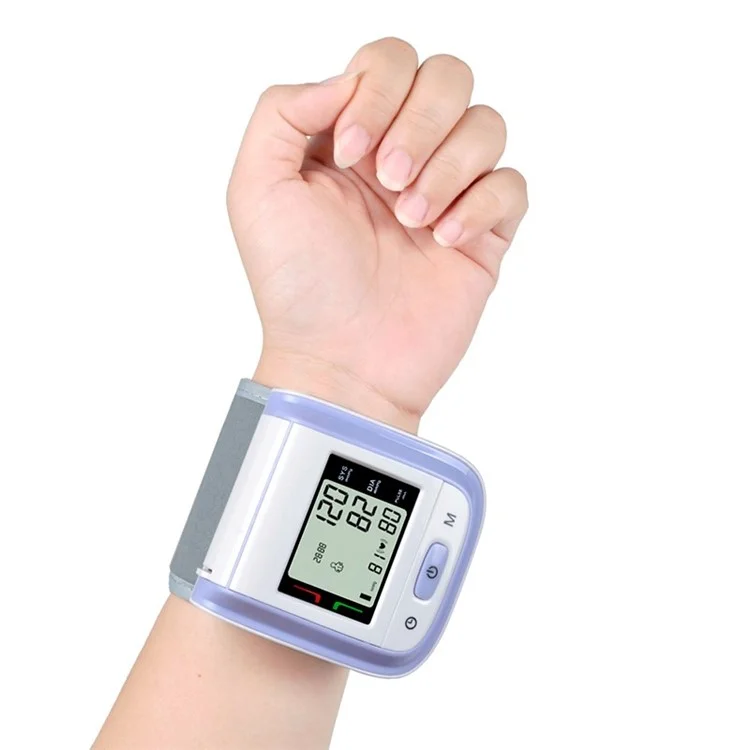 Health Care Automatic Digital LCD Wrist Blood Pressure Monitor Tonometer