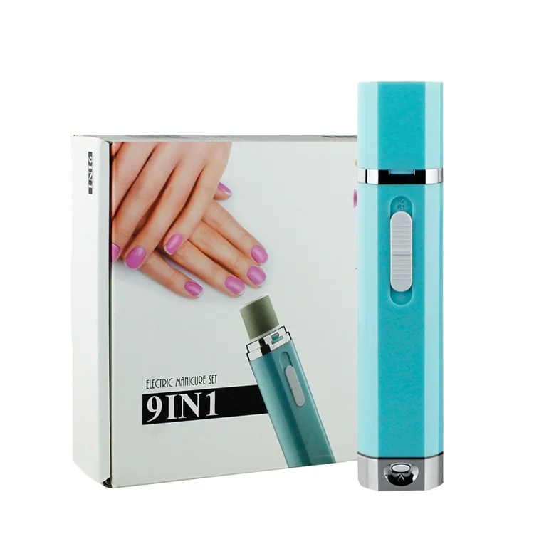 9-in-1 Professional Electric Pure Nail File Drill Manicure Tool Set