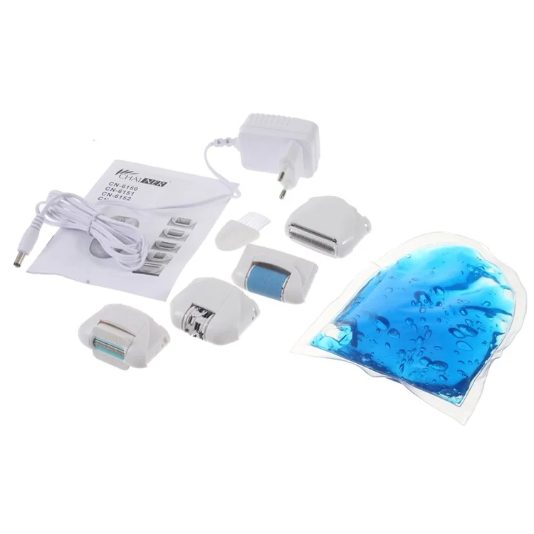CHAINER 6150 Cordless Smooth Skin Epilator Callus Remover Shaver for Females