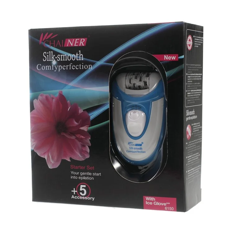 CHAINER 6150 Cordless Smooth Skin Epilator Callus Remover Shaver for Females