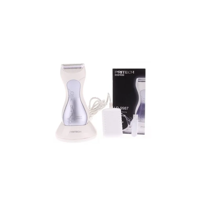 LD-9987 Personal Care Washable Electric Shaver Depilator Body Hair Removal for Female - Purple