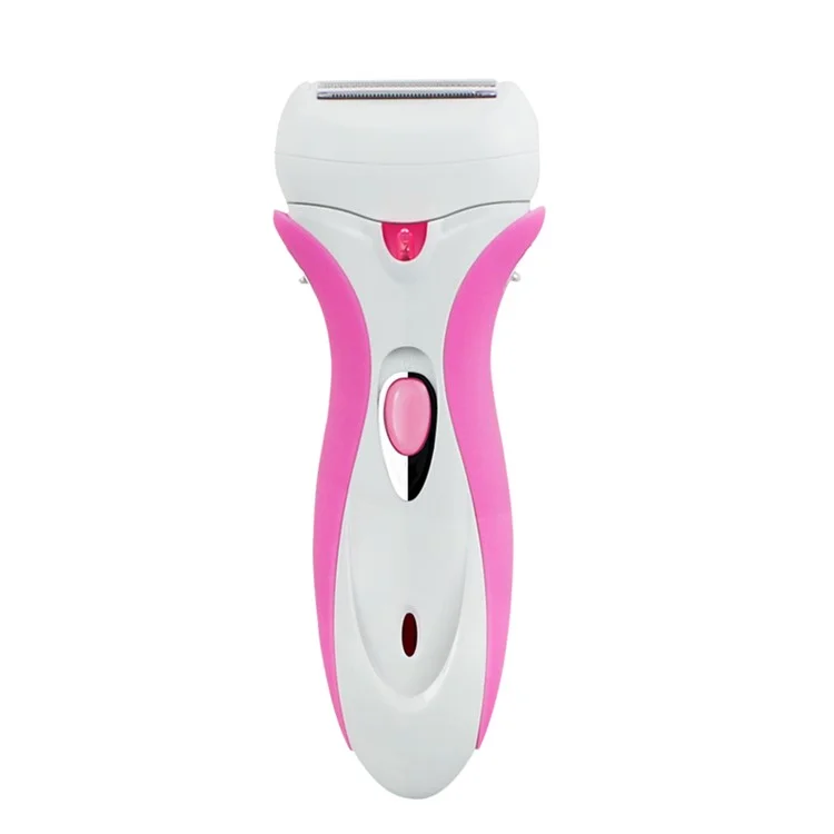 4-in-1 Rechargeable Cordless Electric Shaver Hair Removal Epilator Foot Callus Remover - Pink / EU Plug