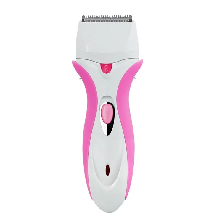 4-in-1 Rechargeable Cordless Electric Shaver Hair Removal Epilator Foot Callus Remover - Pink / EU Plug