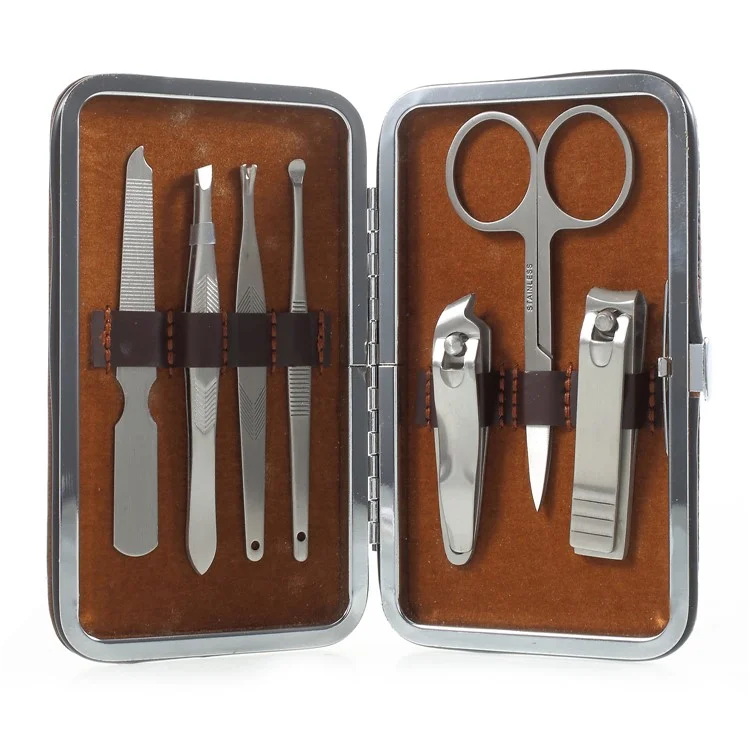7-in-1 Scissor Nail Clipper Ear Pick Scissors Utility Cleaner Grooming Tool