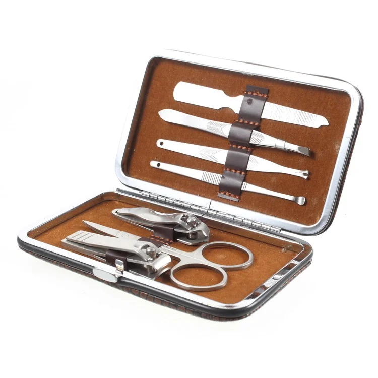 7-in-1 Scissor Nail Clipper Ear Pick Scissors Utility Cleaner Grooming Tool