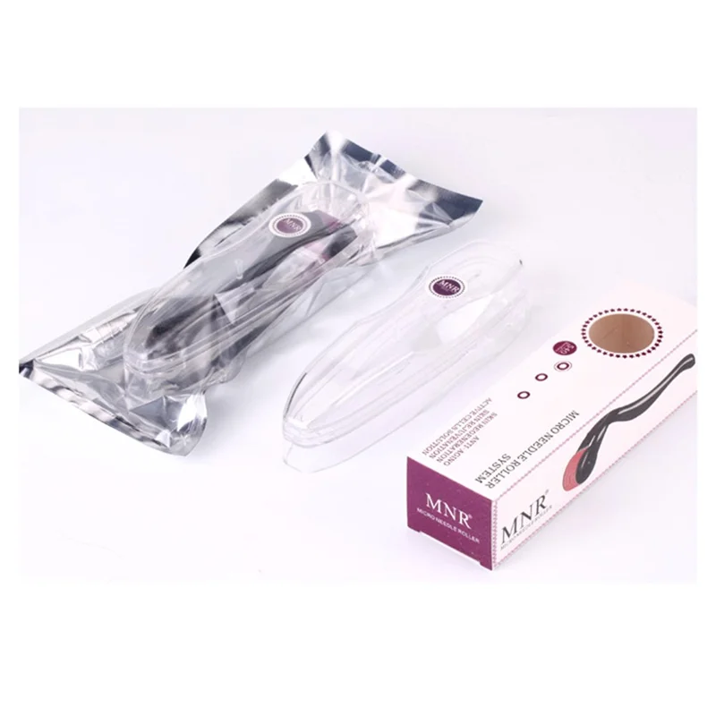 540 Micro Needles Titanium Microneedle Derma Roller Needle Skin Care - Black / 2.0mm