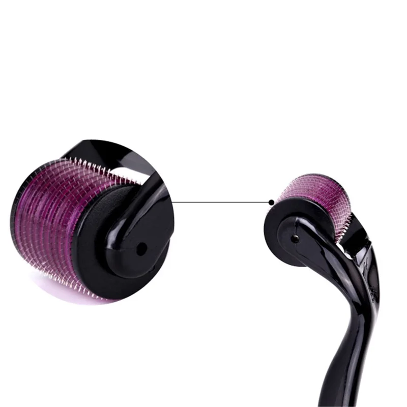 540 Micro Needles Titanium Microneedle Derma Roller Needle Skin Care - Purple / 1.0mm