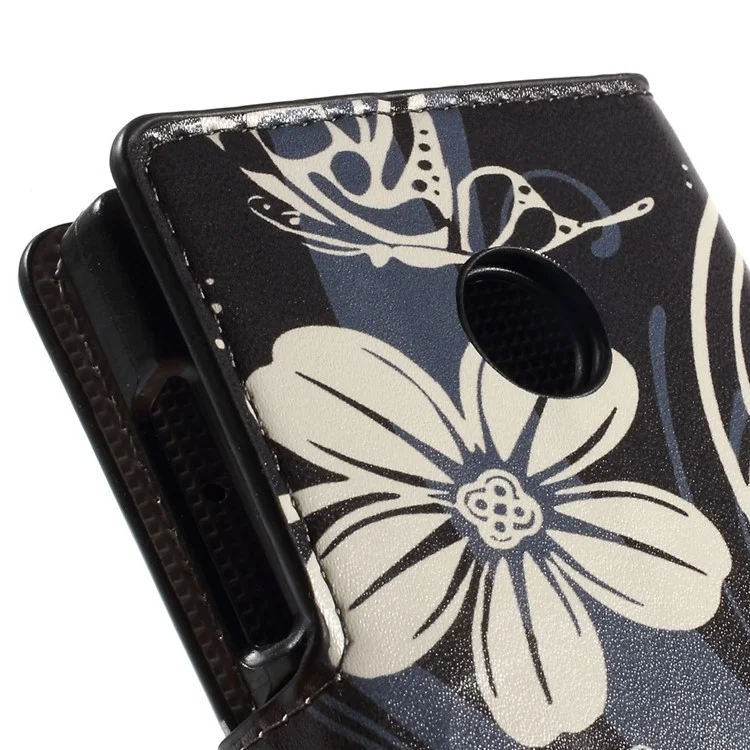 Elegant Flowers Leather Case for Microsoft Lumia 532 / 532 Dual SIM