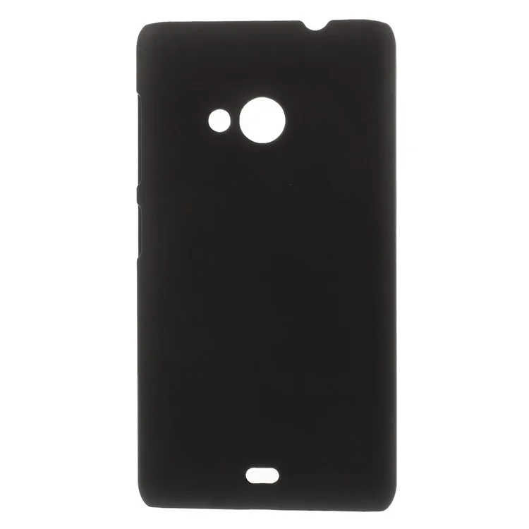 For Microsoft Lumia 535 / 535 Dual SIM Rubberized Plastic Case - Black