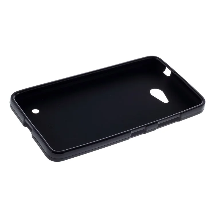 Double-sided Matte TPU Case for Microsoft Lumia 640 Dual Sim / 640 LTE - Black