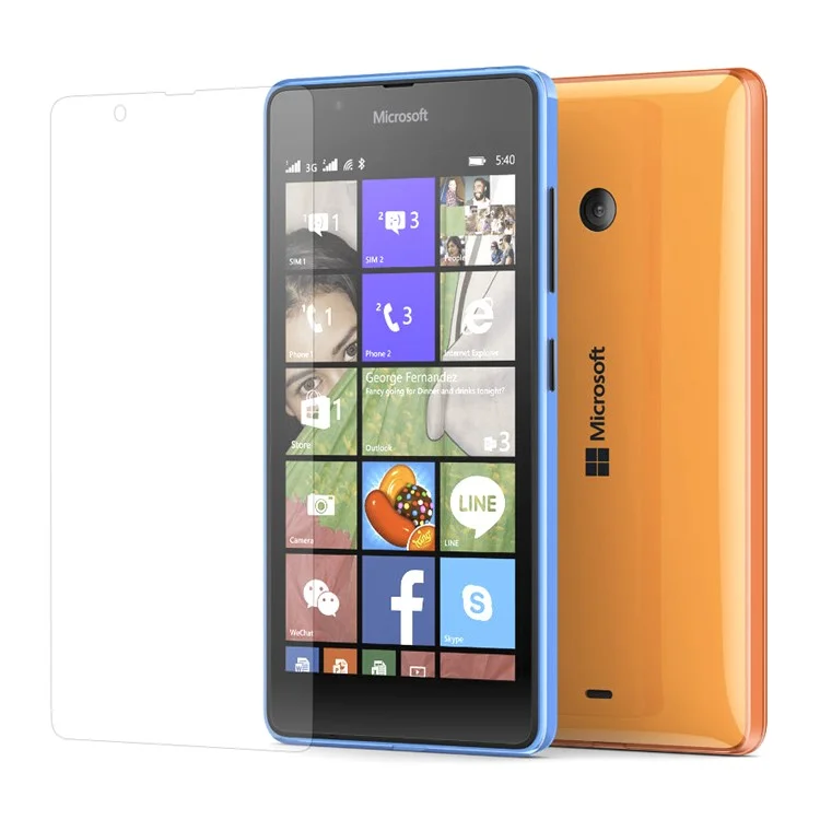 0.3mm Tempered Glass Screen Protector Film for Microsoft Lumia 540 Dual SIM (Arc Edge)