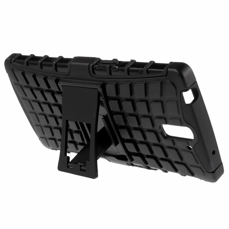 2 in 1 PC and TPU Hybrid Case for One Plus One A0001 with Kickstand - Black