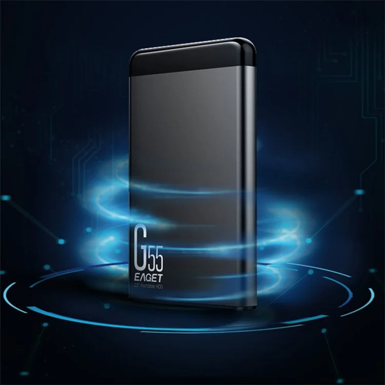 EAGET G55 USB3.0 de 2,5 pulgadas Disco Duro Externo Unidad de Disco Duro 500G HDD para Ordenador Portátil de Escritorio
