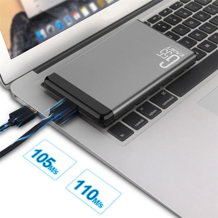 EAGET G55 USB3.0 de 2,5 pulgadas Disco Duro Externo Unidad de Disco Duro 500G HDD para Ordenador Portátil de Escritorio
