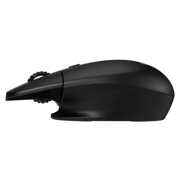 MBLUE M203 Rechargeable 2.4G Wireless Mouse Ergonomic Home Office Mute Mice - Black
