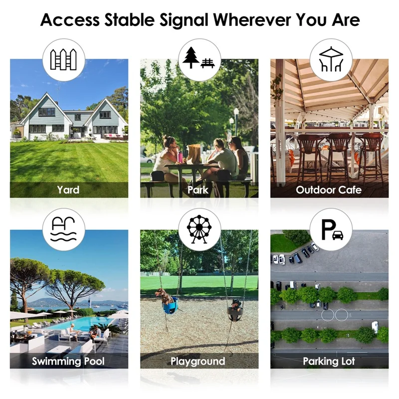 WAVLINK WN570HN2 300Mbps High Power Outdoor Router PoE Weatherproof AP  /  Repeater Mode WiFi Extender - EU Plug