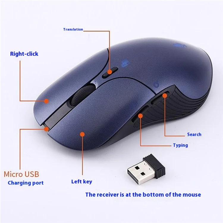 HYW-79 Smart Voice Mouse Business Office Translation Rechargeable Silent Wireless Mouse

Topo smart per ufficio HYW-79 con traduzione vocale, ricaricabile, silenzioso e wireless.