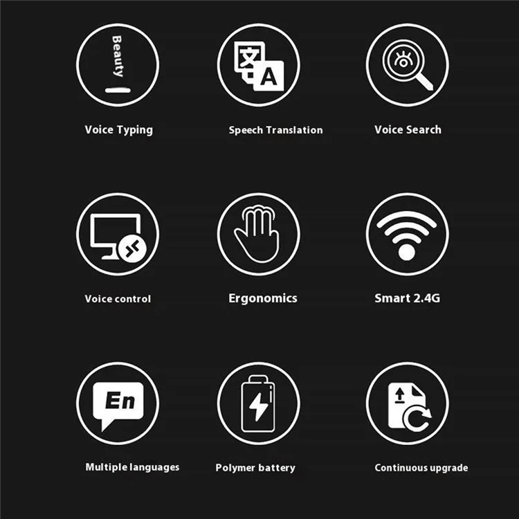 HYW-79 Smart Voice Mouse Business Office Translation Rechargeable Silent Wireless Mouse

Topo smart per ufficio HYW-79 con traduzione vocale, ricaricabile, silenzioso e wireless.