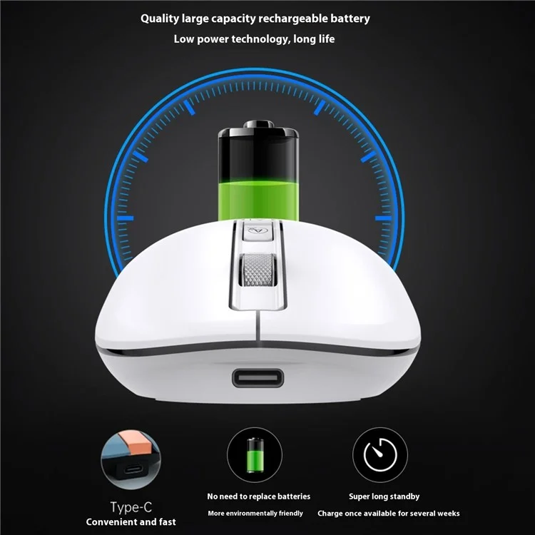 Souris sans fil intelligente à traduction en temps réel V12 AI (édition internationale) - Noir