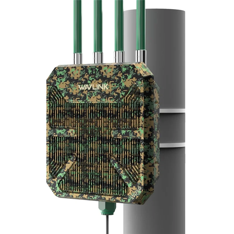 WAVLINK WN573HX3 Outdoor AX3000 Dual Band WiFi 6 Extender for Courtyard RV Wireless Router - UK Plug