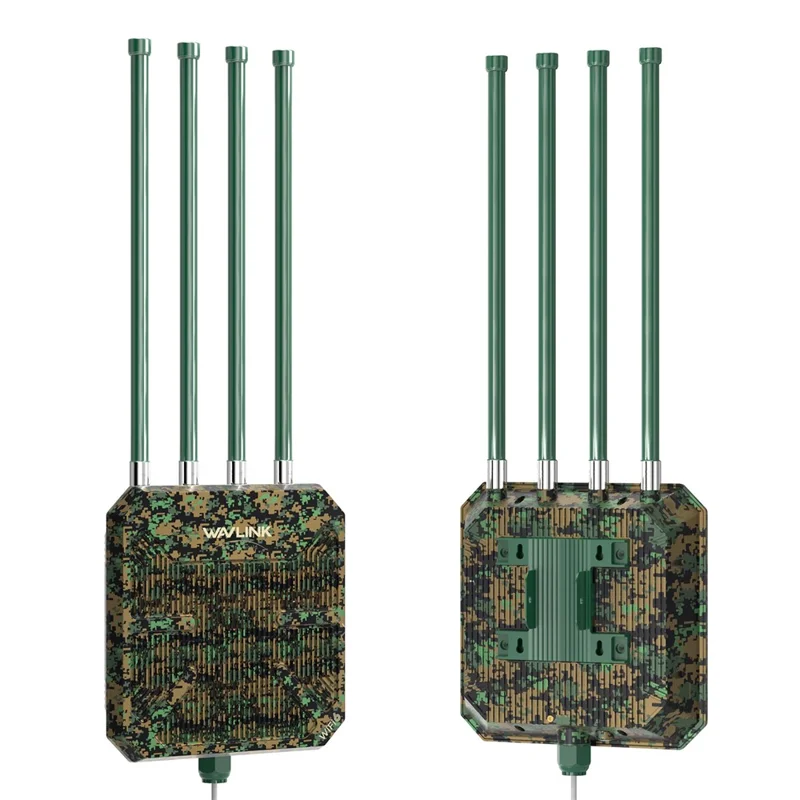 WAVLINK WN573HX3 Outdoor AX3000 Dual Band WiFi 6 Extender for Courtyard RV Wireless Router - UK Plug