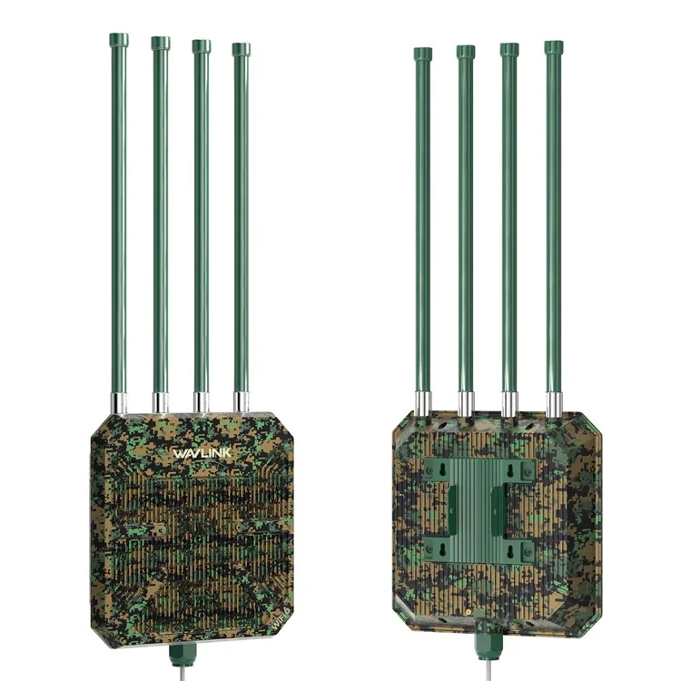 Ponto de acesso Wi-Fi externo WAVLINK WN573HX1 MU-MIMO OFDMA Wi-Fi 6 AX1800 Dual Band Wireless Router - Plugue AU