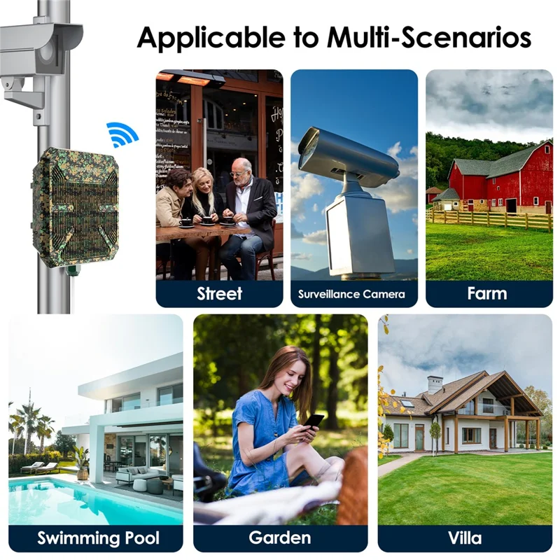 WAVLINK WN573HP3 Outdoor WiFi 6 Extender AX3000 Dual Band Repeater Built-in 12dBi Directional Antenna - EU Plug