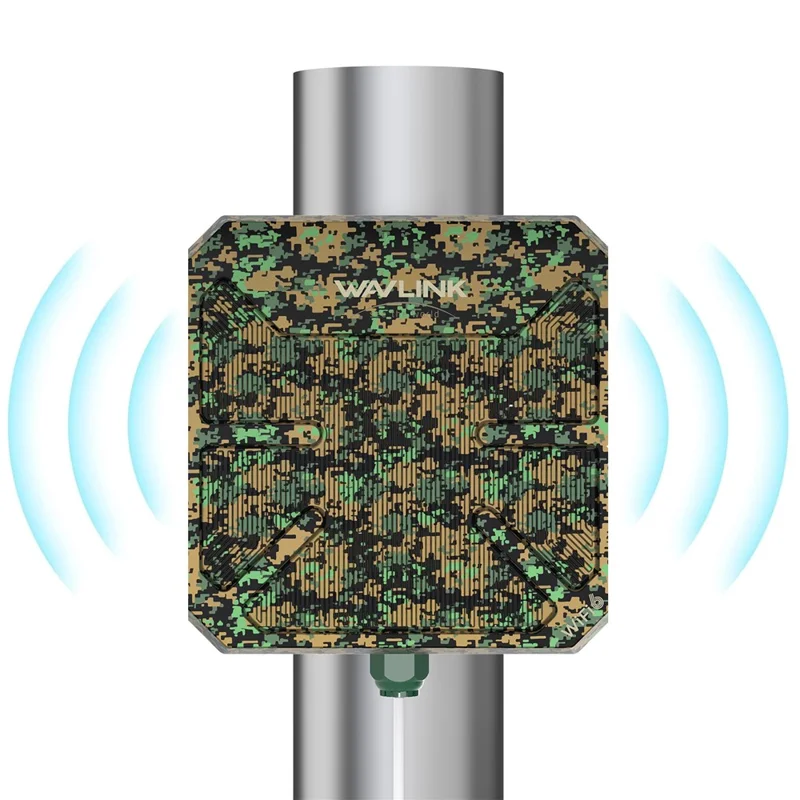 WAVLINK WN573HP3 Outdoor WiFi 6 Extender AX3000 Dual Band Repeater Built-in 12dBi Directional Antenna - EU Plug