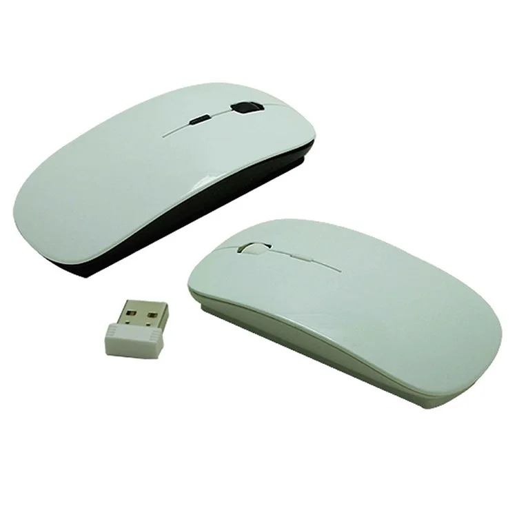 Capa sublimação de mouse 3D em branco sem fio para transferência térmica DIY para uso doméstico / escritório