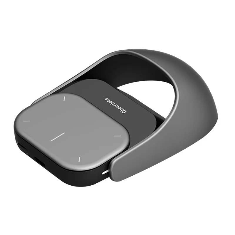 CHEERDOTS CHP04 Air Mouse Presentation Remote Laser Pointer Voice Recording 3 in 1 Wireless Mouse - Silver