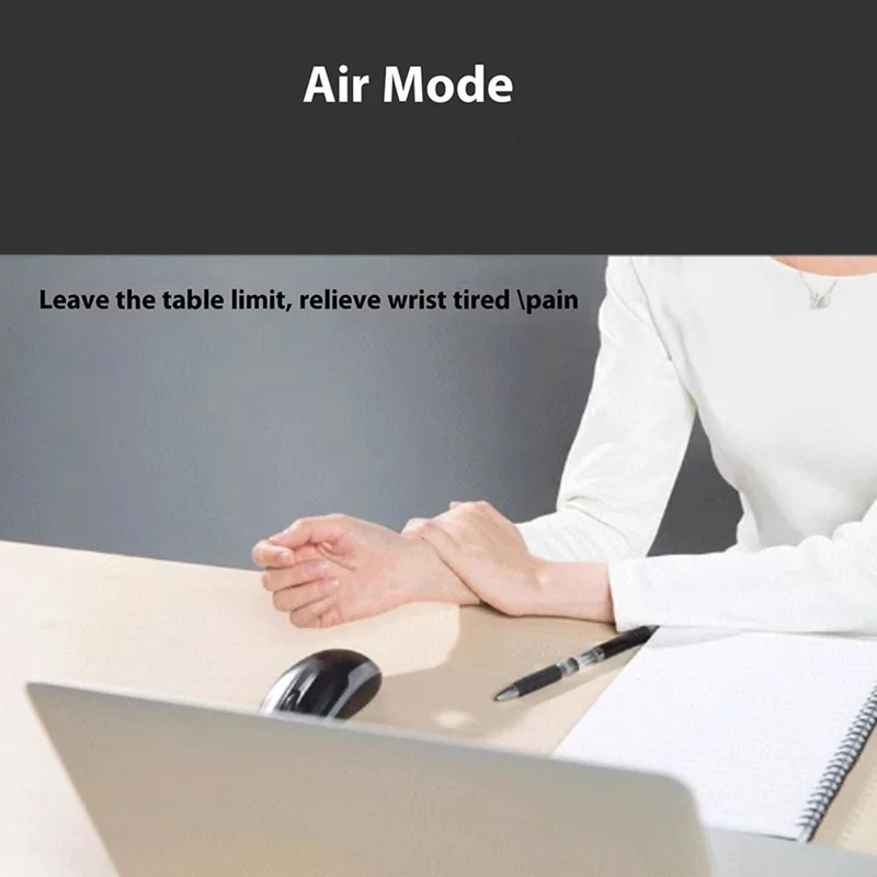 CHEERDOTS CHP04 Air Mouse Presentation Remote Laser Pointer Voice Recording 3 in 1 Wireless Mouse - Silver