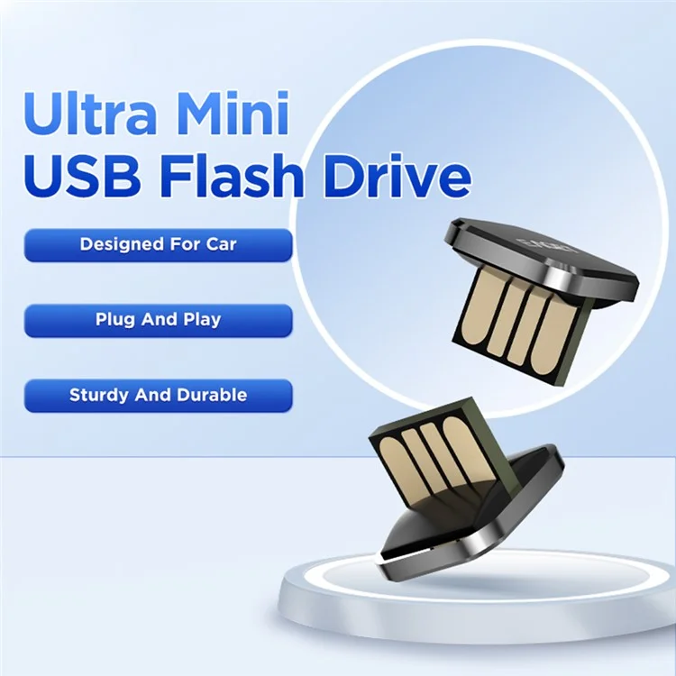 EAGET U8A 16GB Car U Disk Ultra Mini USB 2.0 Flash Disk Zinc Alloy High Speed Data Transfer Thumb Drive