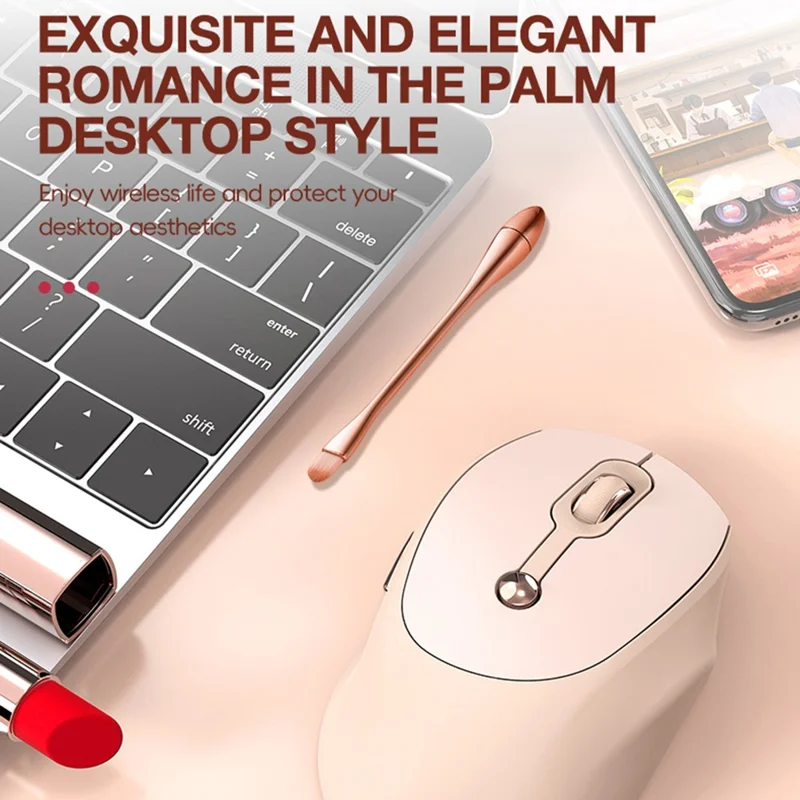 T-WOLF Q7 2.4G Wireless Mouse 3-Level DPI Adjustable Optical Sensor 6 Buttons for Home / Office Use