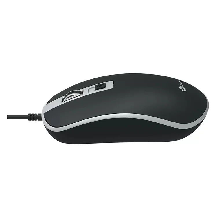 LECOO MS104 For Notebook Desktop PC USB Wired Mouse 4 Buttons 1600 DPI Plug and Play Ergonomic Mice