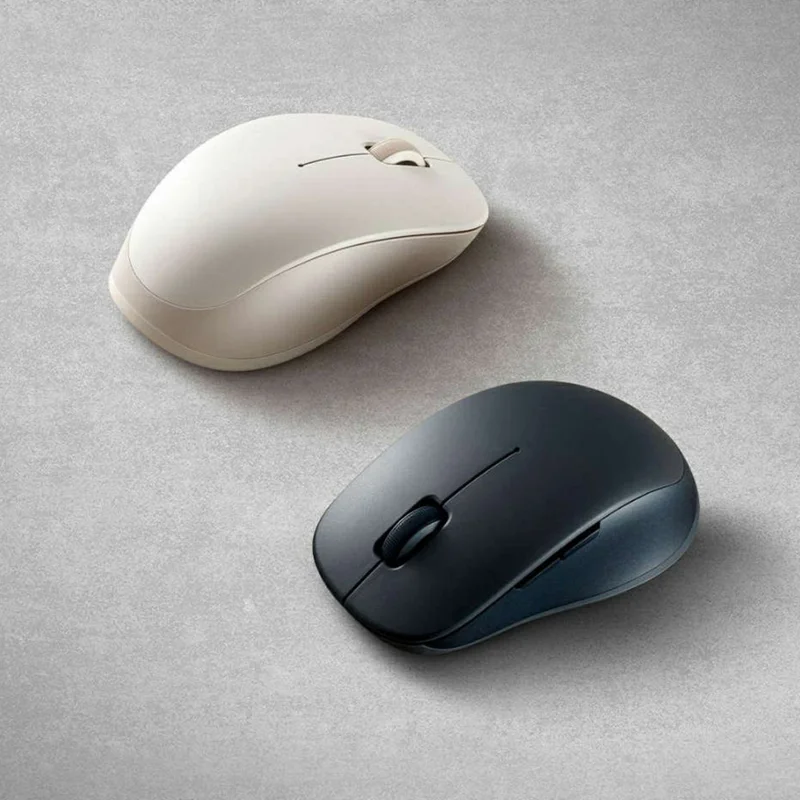 XIAOMI XMSMSB01YM Ergonomic Wireless Bluetooth-compatible Dual Mode Mouse for Windows / Mac (Chinese Version) - White