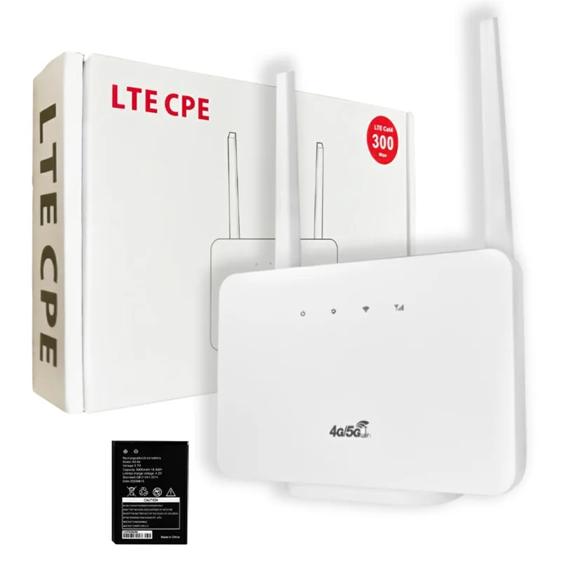 CP106-E 4G LTE Router 300Mbps Wireless Modem Single Ethernet Port Home Office Router, Eurasian Version - EU Plug