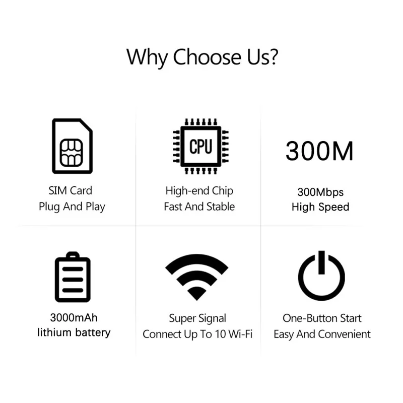 M9S-E Versione Europea Router Mobile 4G Portatile con Schermo a Colori, WiFi Tascabile che Supporta 10 Dispositivi - Nero
