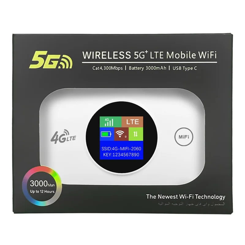 Евразийская версия мобильного роутера MF968-E с цветным экраном 4G, портативное устройство Wi-Fi с съемной батареей